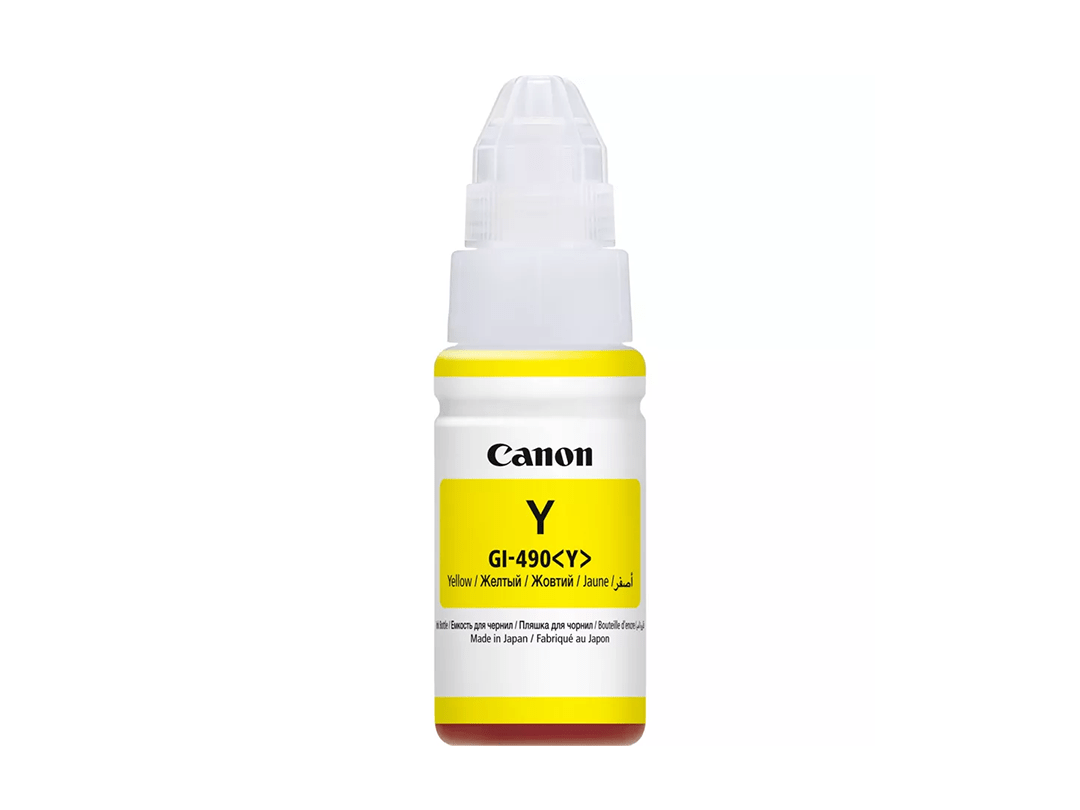 Canon GI-490 Yellow Ink Bottle in Qatar Canon GI-490 Yellow Ink Bottle in Qatar